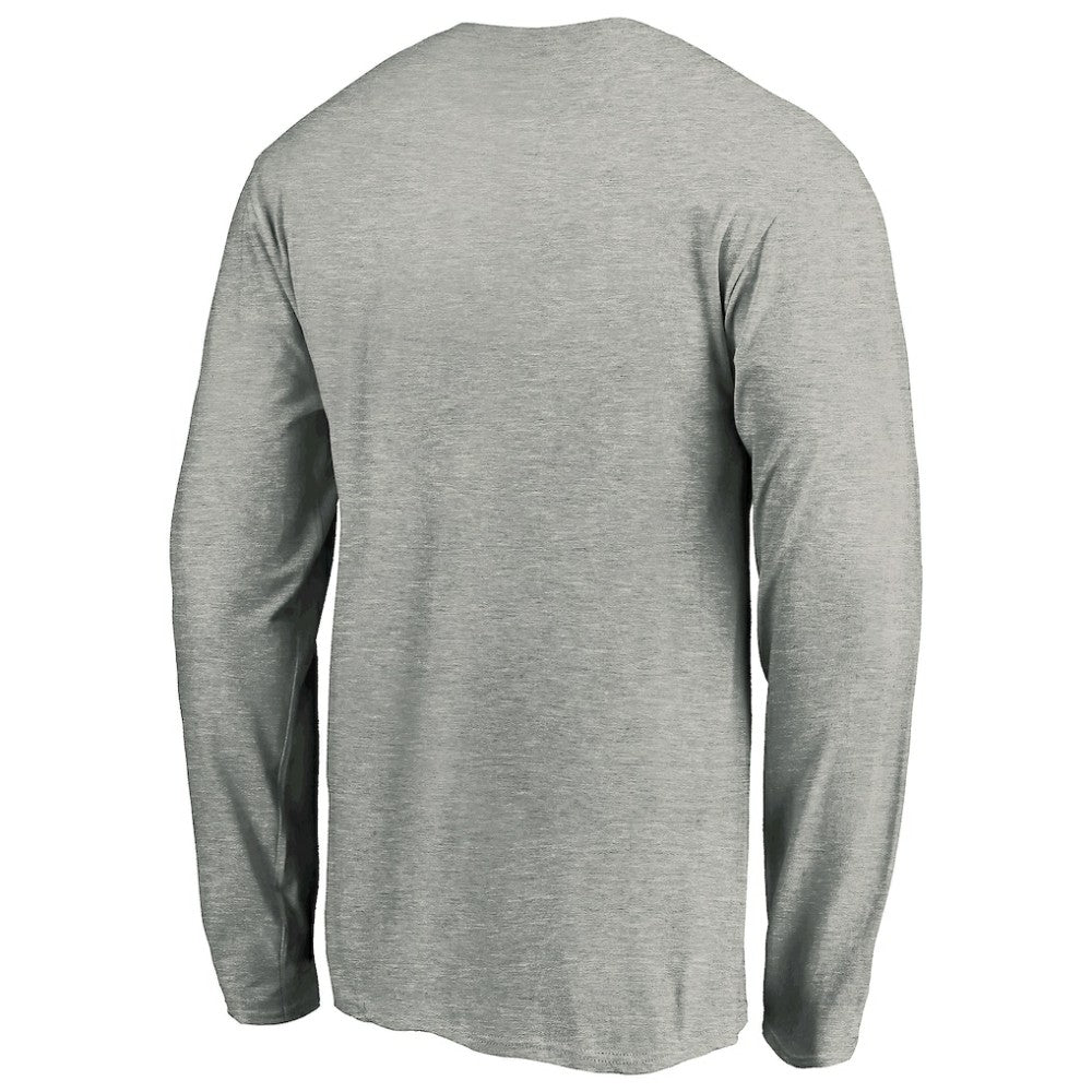 San Jose Sharks Graffiti Shark Long Sleeve T-Shirt - Heather Gray T-shirts