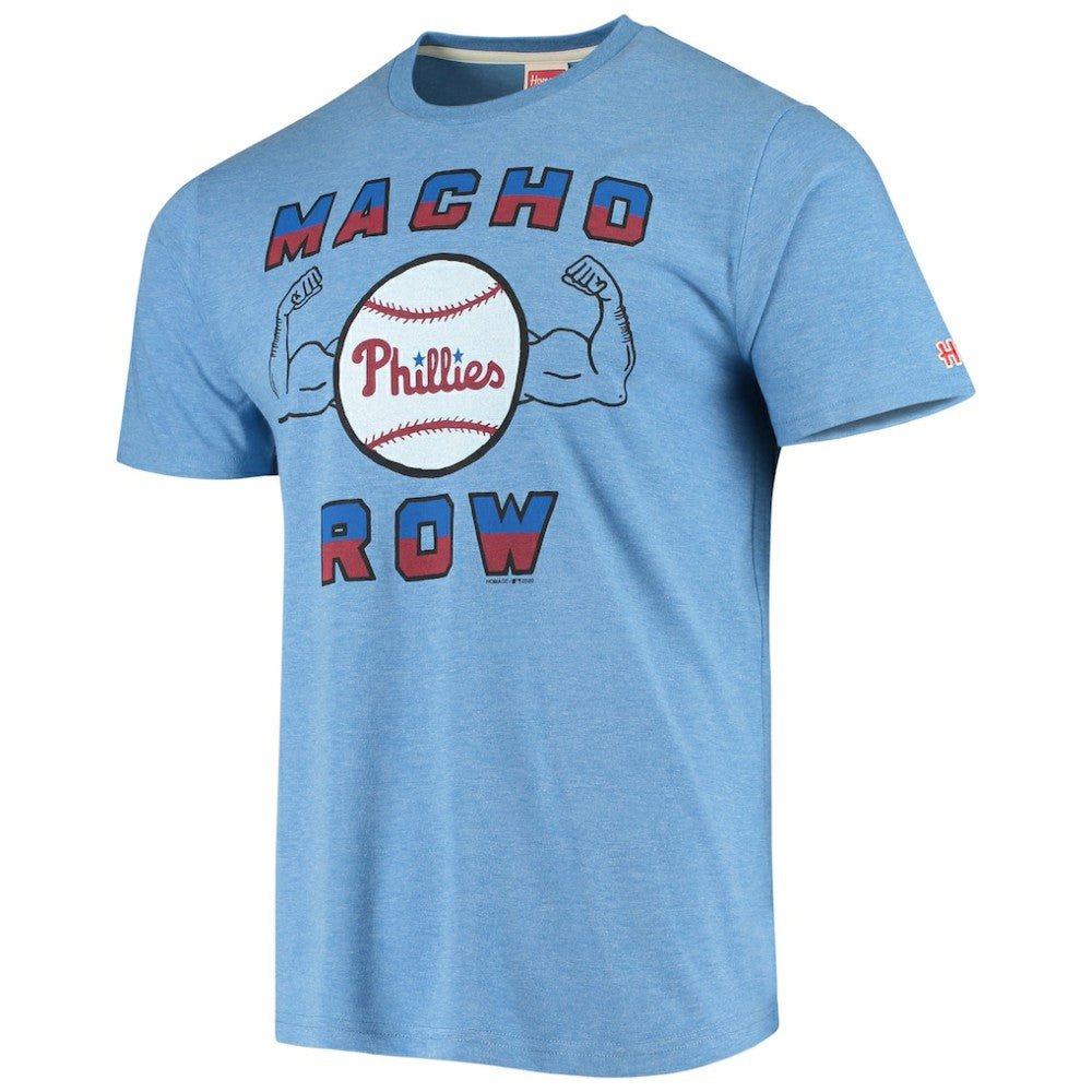 Philadelphia Phillies Hyperlocal Tri-Blend T-Shirt Light Blue