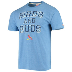 St. Louis Cardinals Hyperlocal Tri-Blend T-Shirt Light Blue