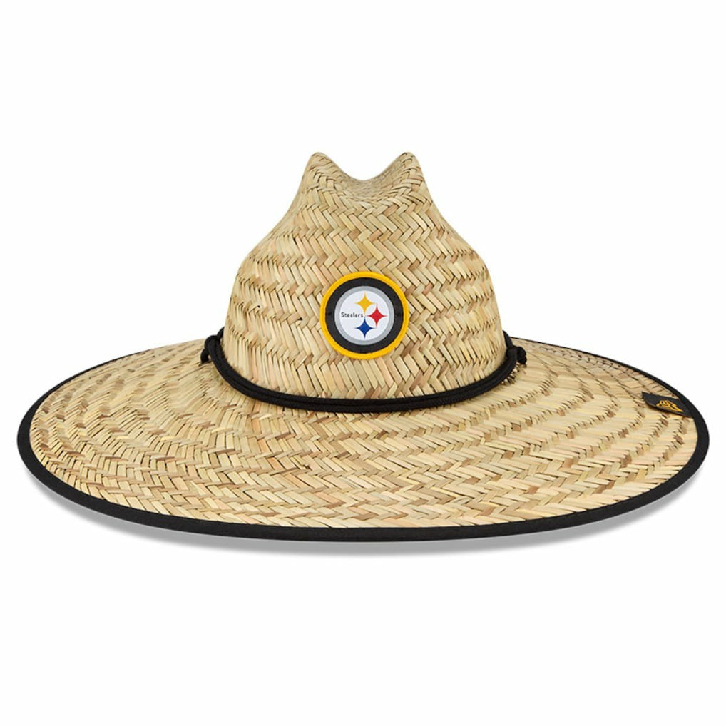 Pittsburgh Steelers New Era NFL Training Camp Straw Lifeguard Hat - Natural outlet