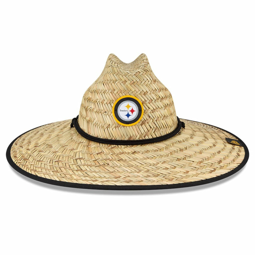 Pittsburgh Steelers New Era NFL Training Camp Straw Lifeguard Hat - Natural outlet