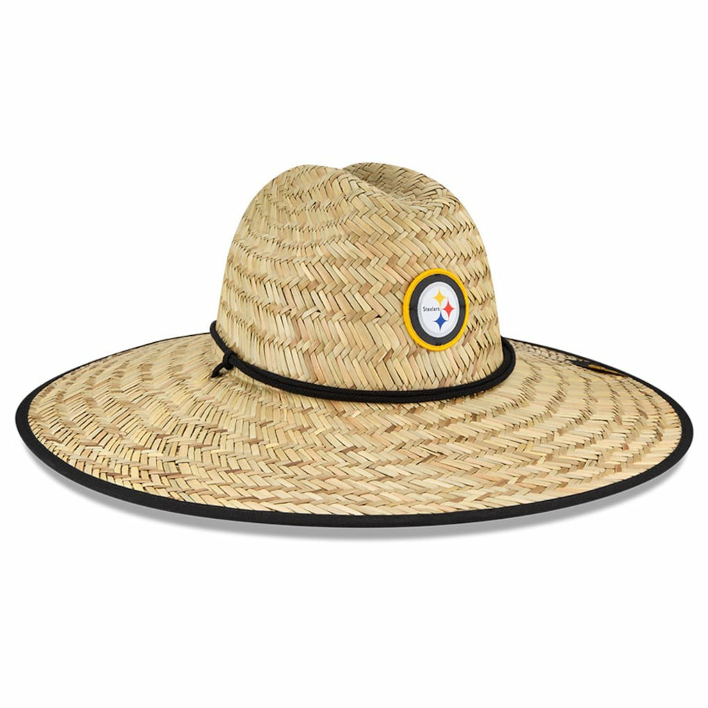 Pittsburgh Steelers New Era NFL Training Camp Straw Lifeguard Hat - Natural outlet