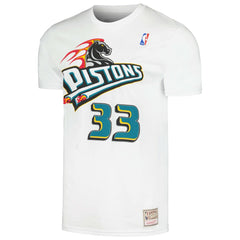 Grant Hill Detroit Pistons Hardwood Classics Stitch Name & Number T-Shirt sale - White shop