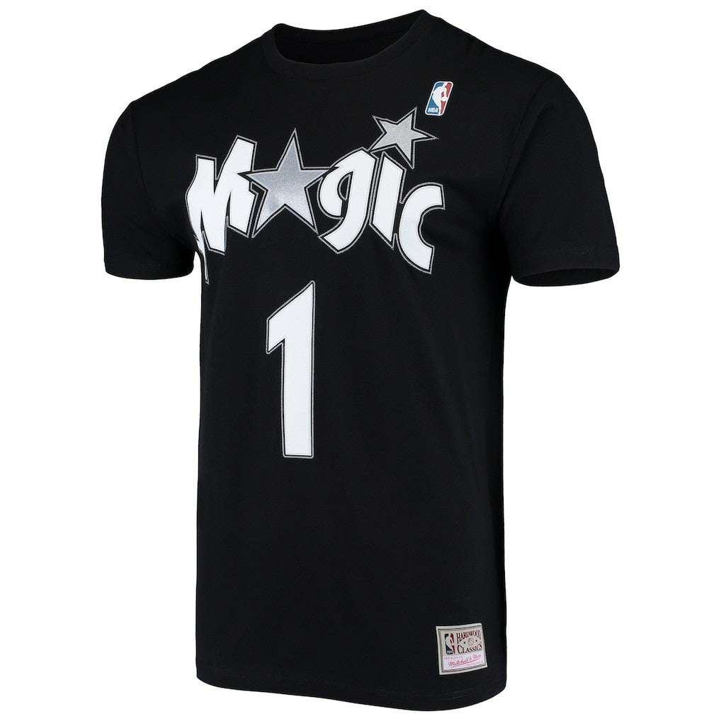 Tracy McGrady Orlando Magic Hardwood Classics Stitch Name & Number T-Shirt - Black outlet