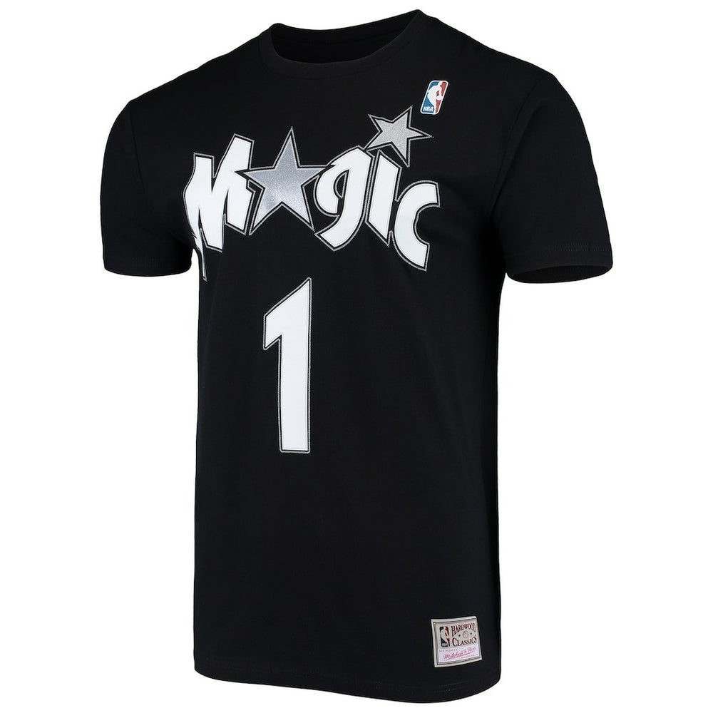 Tracy McGrady Orlando Magic Hardwood Classics Stitch Name & Number T-Shirt - Black outlet