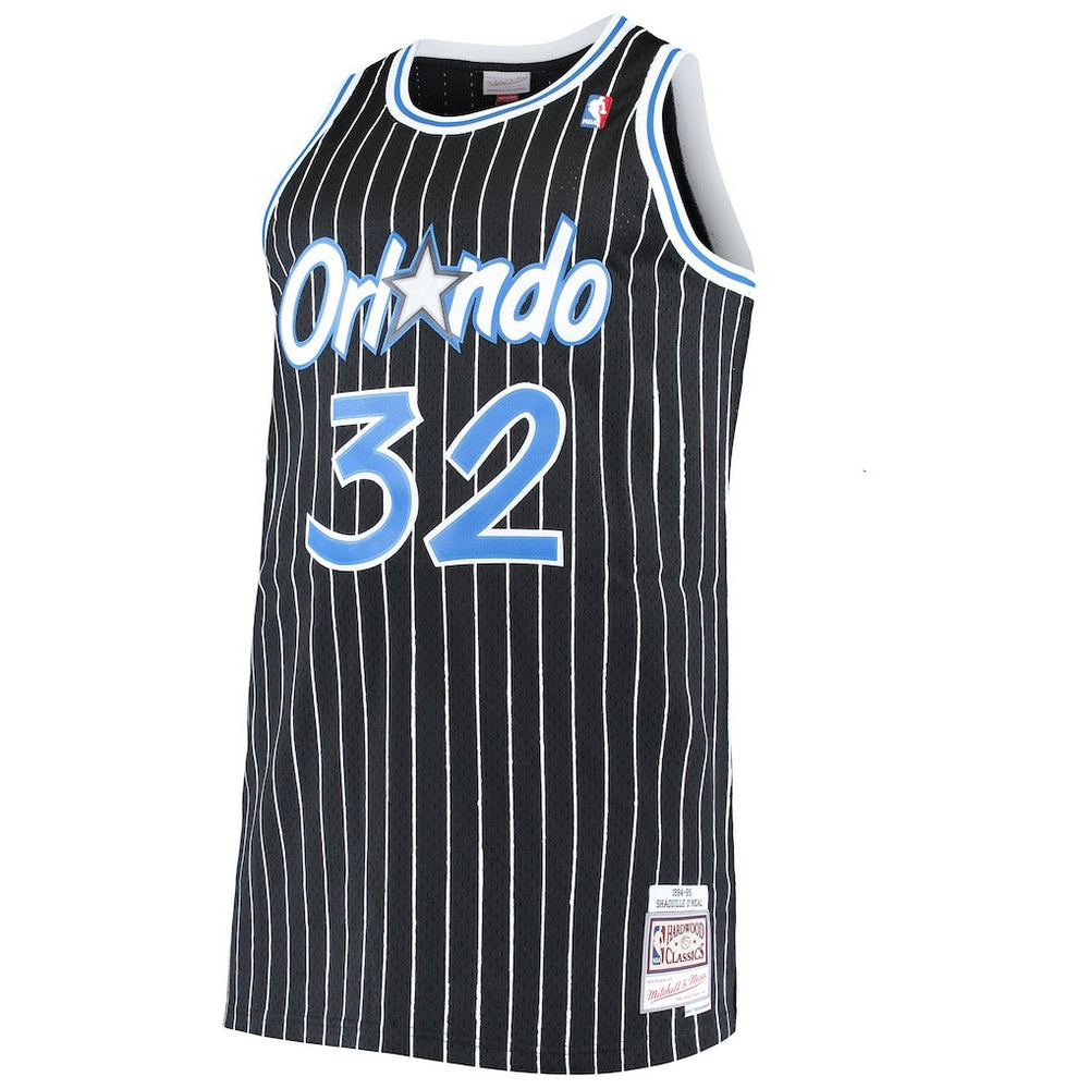 Shaquille O'Neal Orlando Magic Big & Tall Hardwood Classics Jersey - Black on sale