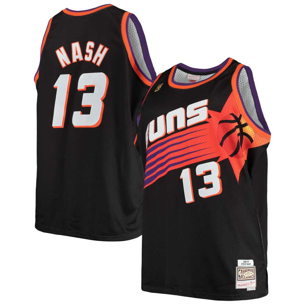 Steve Nash Phoenix Suns 1996/97 Big & Tall Hardwood Classics Swingman Jersey - Black outlet