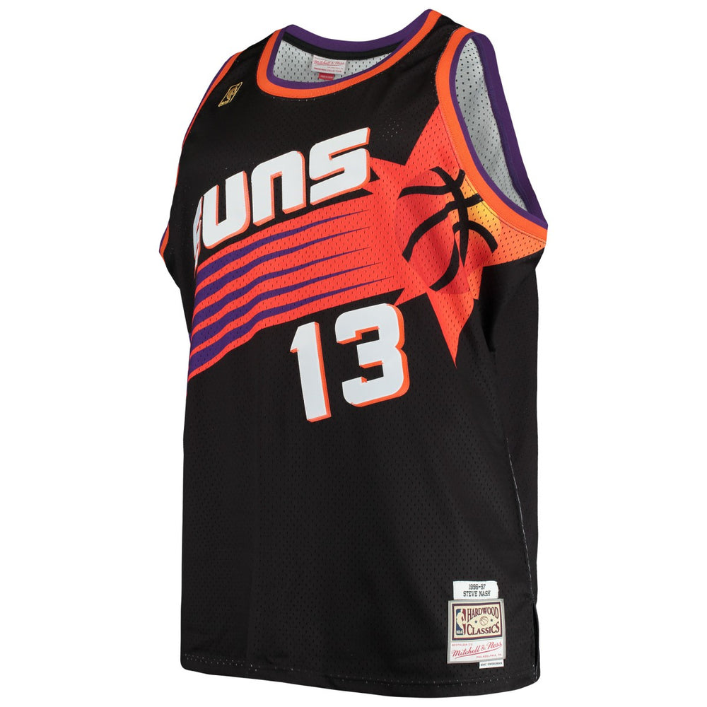 Steve Nash Phoenix Suns 1996/97 Big & Tall Hardwood Classics Swingman Jersey - Black outlet