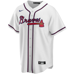 Atlanta Braves Home Replica Custom Jersey White