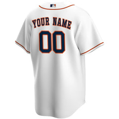 Houston Astros Home Replica Custom Jersey White