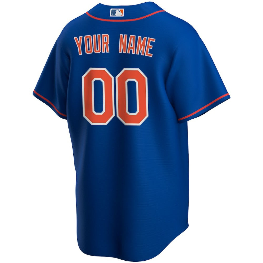 New York Mets Alternate Replica Pick-A-Player Custom Jersey Royal