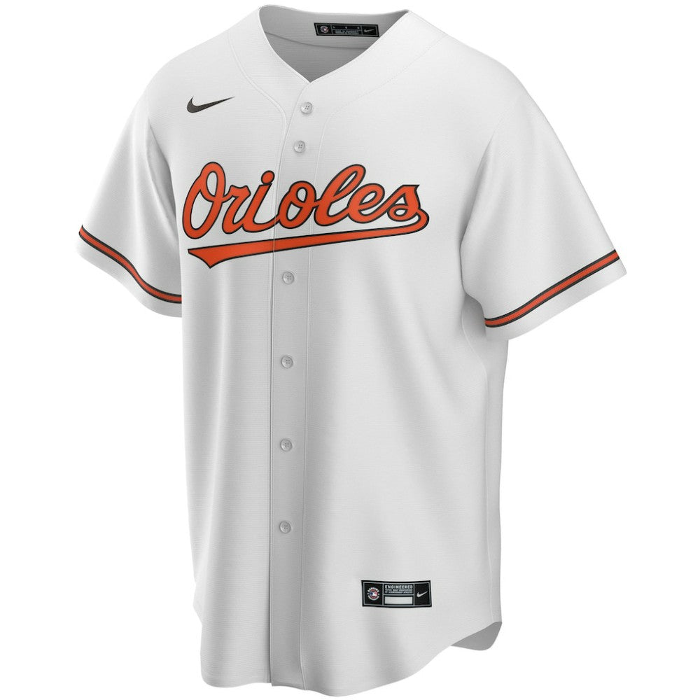 Baltimore Orioles Home Replica Custom Jersey White