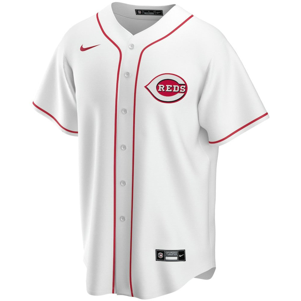 Cincinnati Reds Home Replica Custom Jersey White