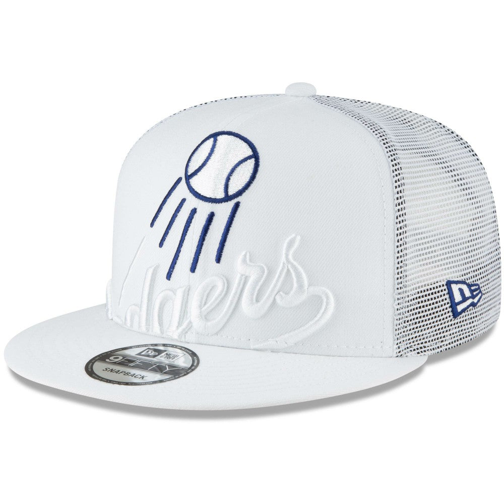 Los Angeles Dodgers Elements Trucker 9FIFTY Snapback Hat White
