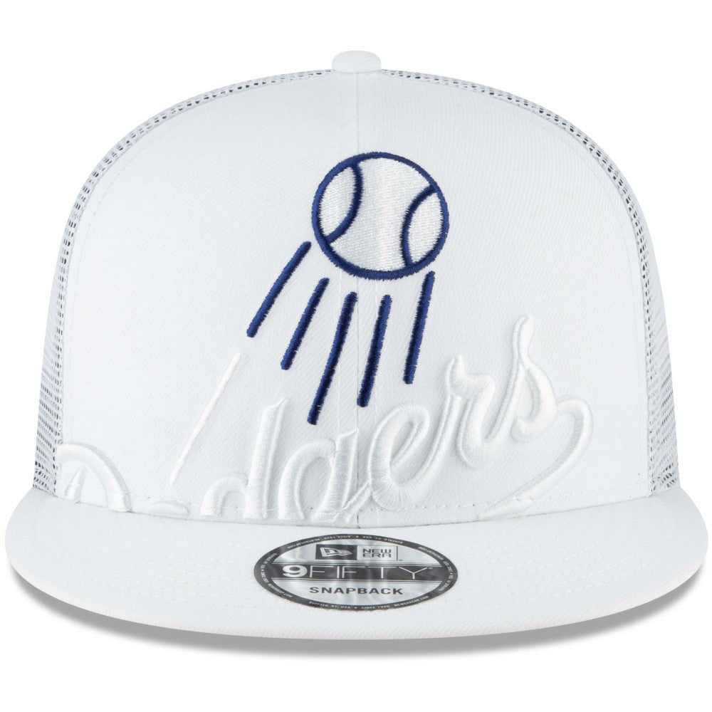 Los Angeles Dodgers Elements Trucker 9FIFTY Snapback Hat White