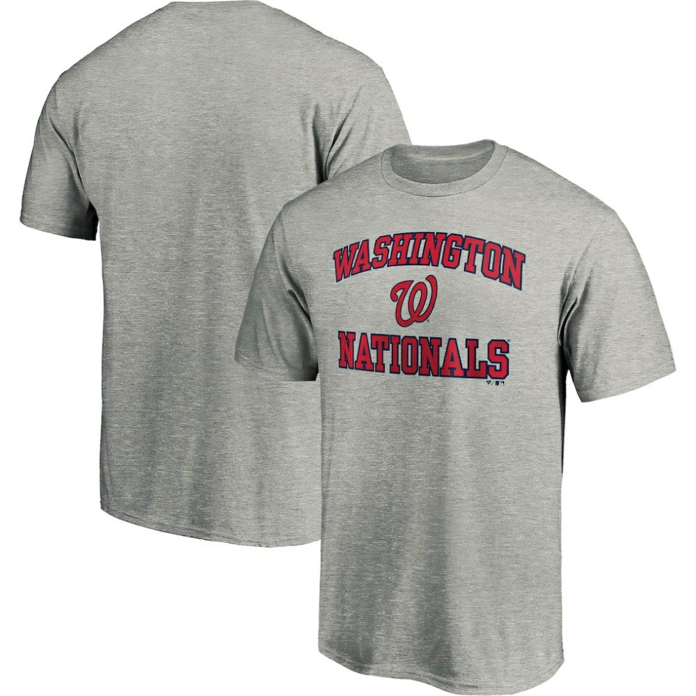 Washington Nationals Heart & Soul T-Shirt Heather Gray