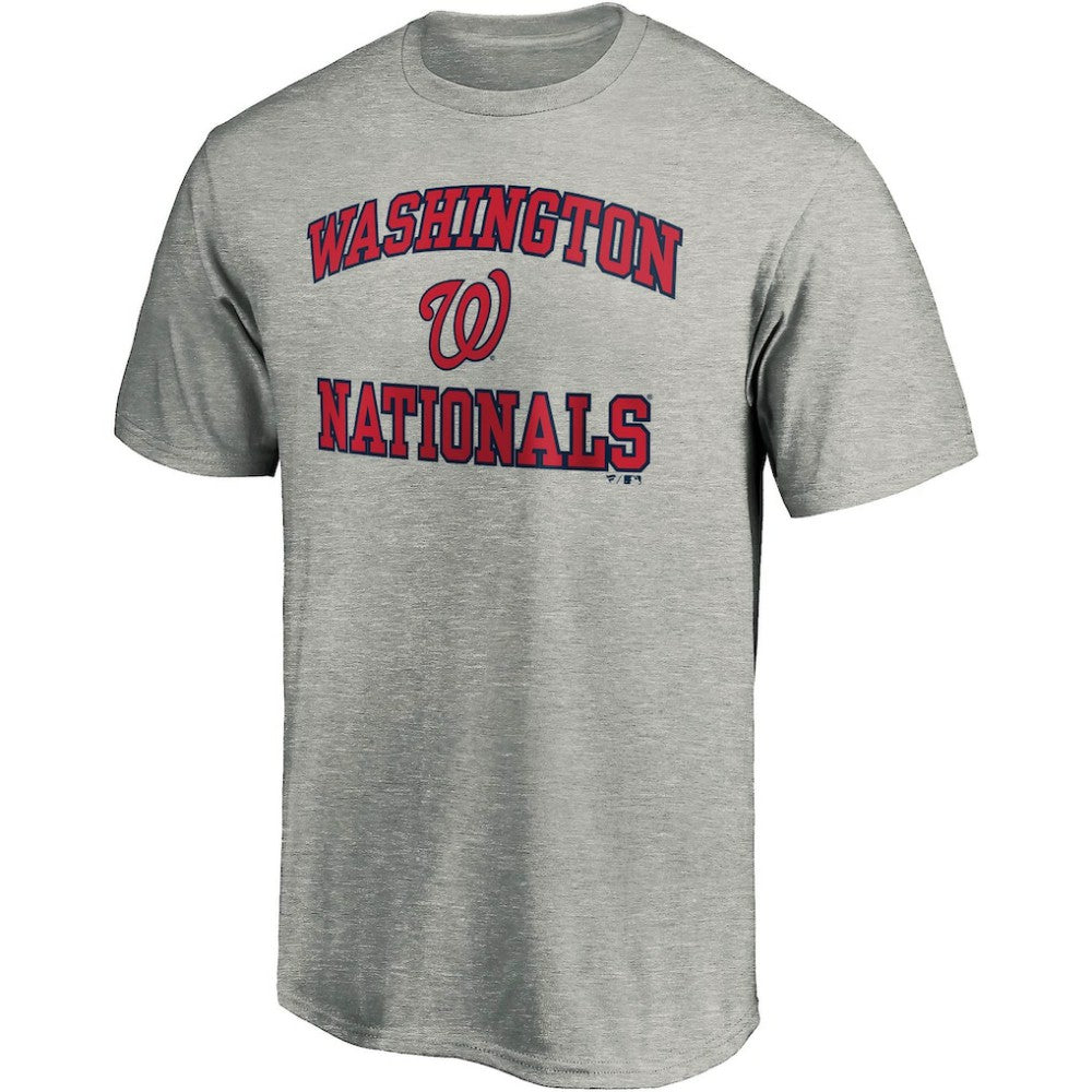 Washington Nationals Heart & Soul T-Shirt Heather Gray