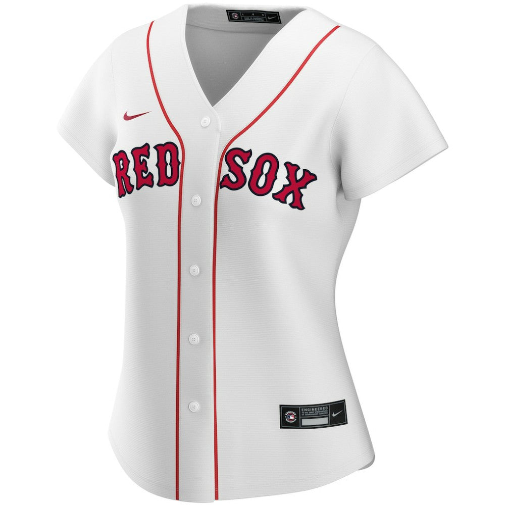 Boston Red Sox Women's Home Replica Custom Jersey White