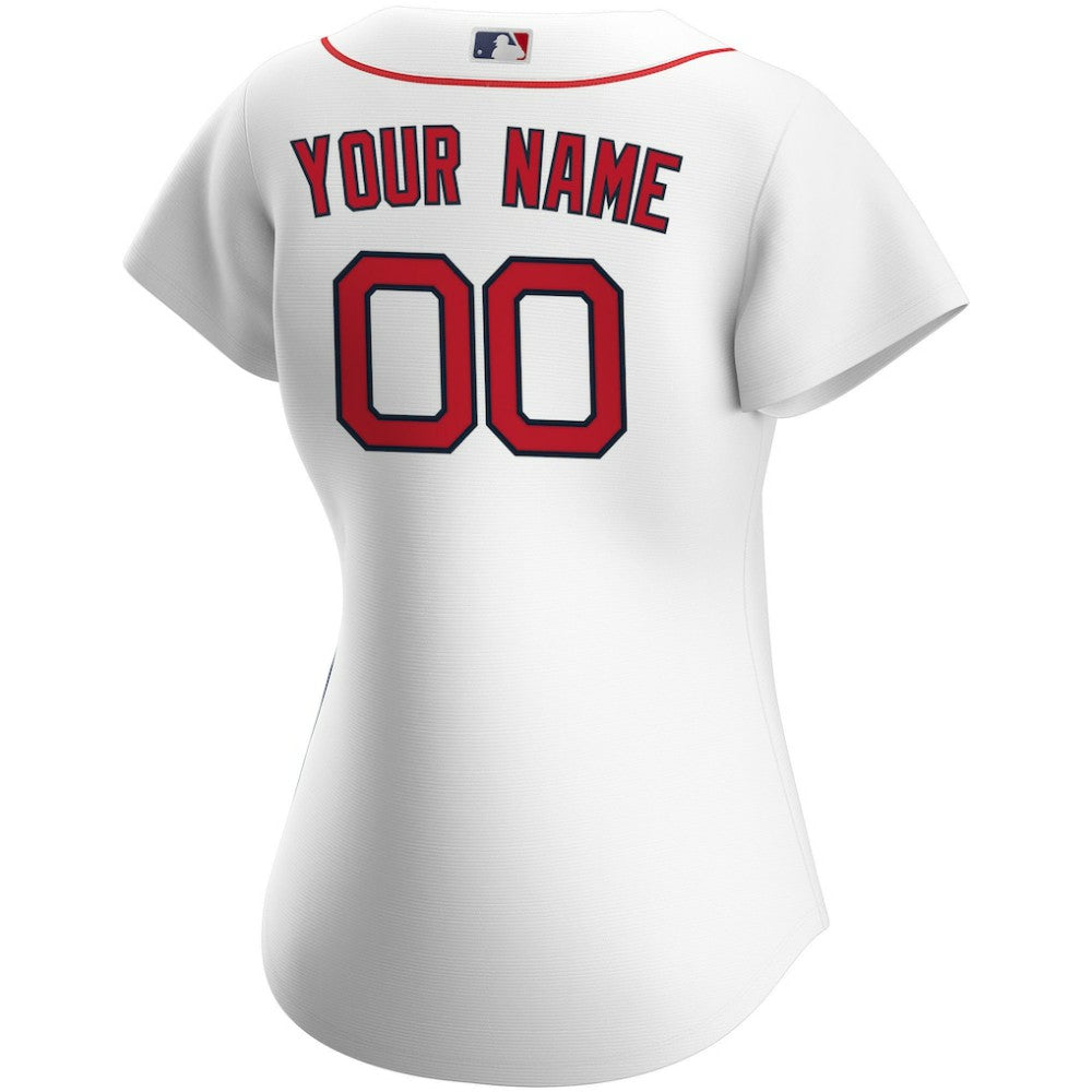 Boston Red Sox Women's Home Replica Custom Jersey White