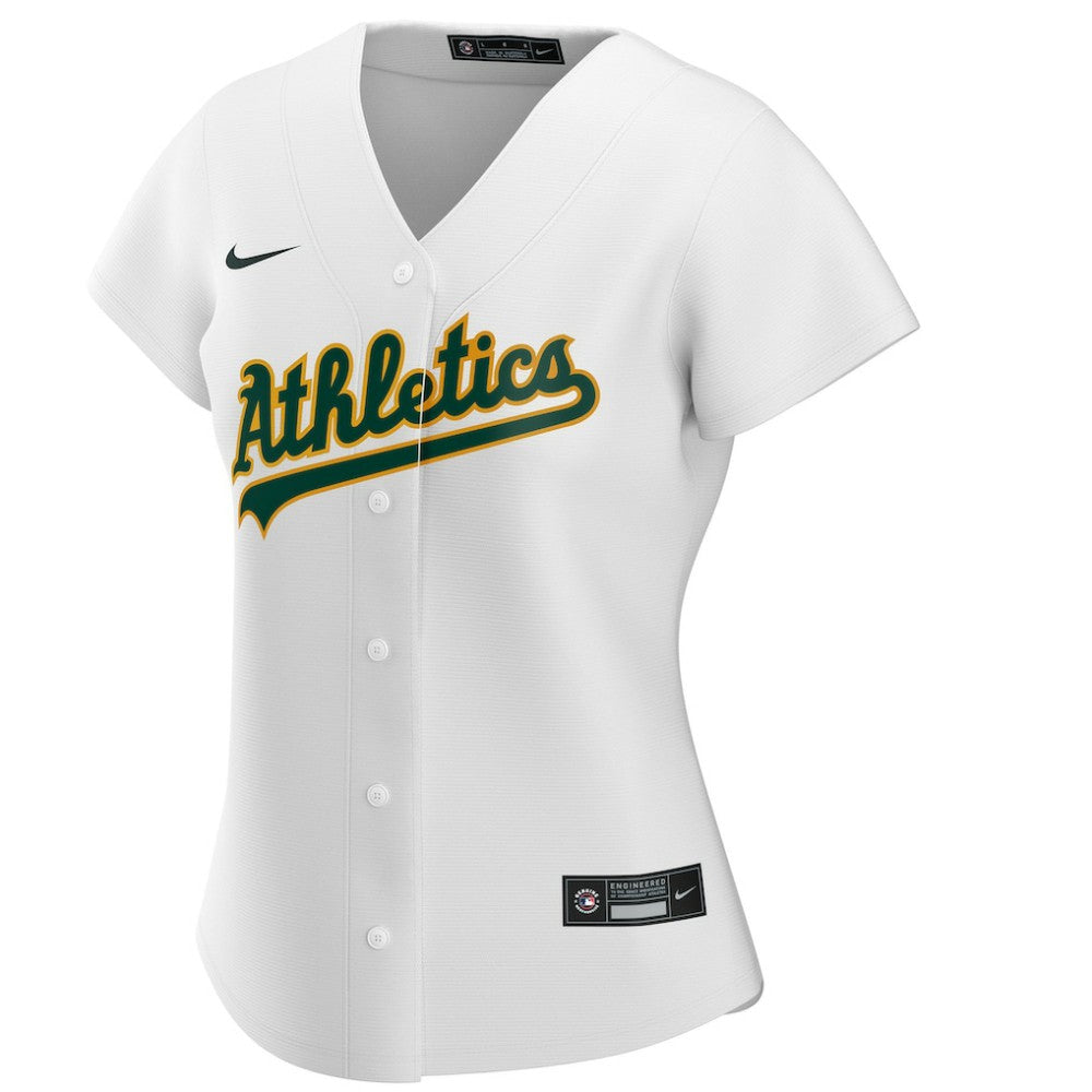 Athletics Women's Home Replica Custom Jersey White
