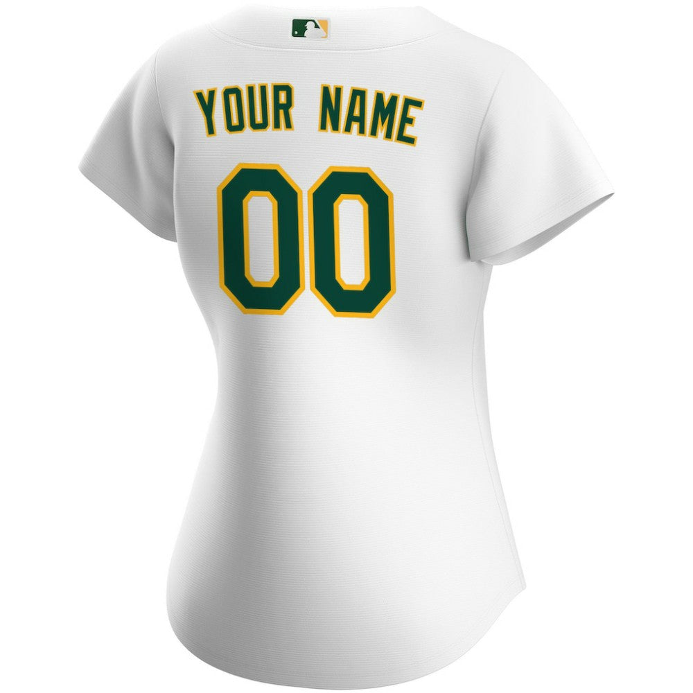 Athletics Women's Home Replica Custom Jersey White