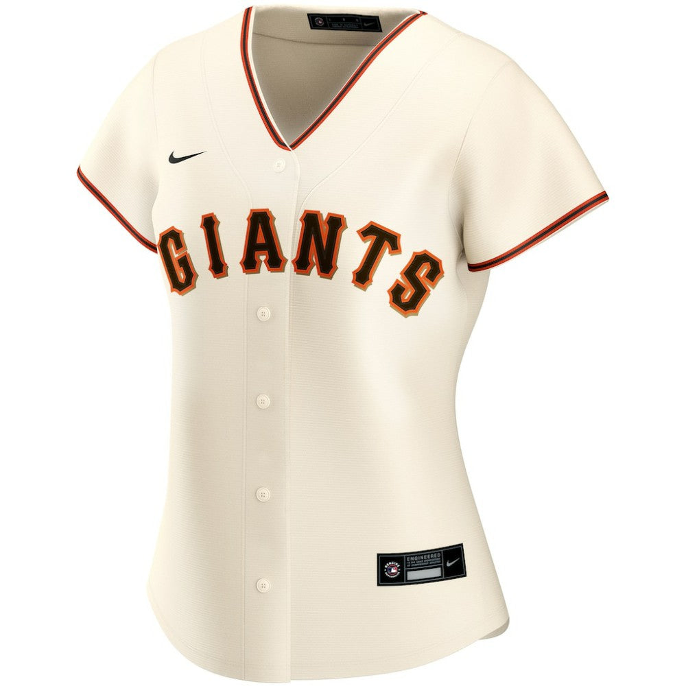 San Francisco Giants Women's Home Replica Custom Jersey Cream