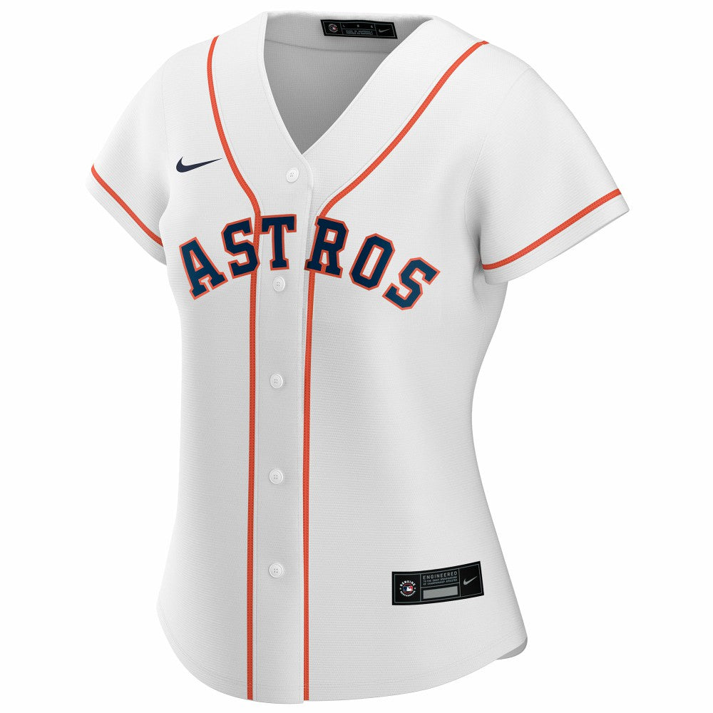 Houston Astros Women's Home Replica Custom Jersey White