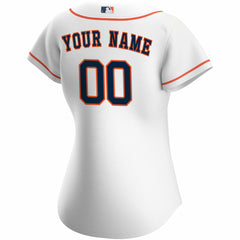 Houston Astros Women's Home Replica Custom Jersey White