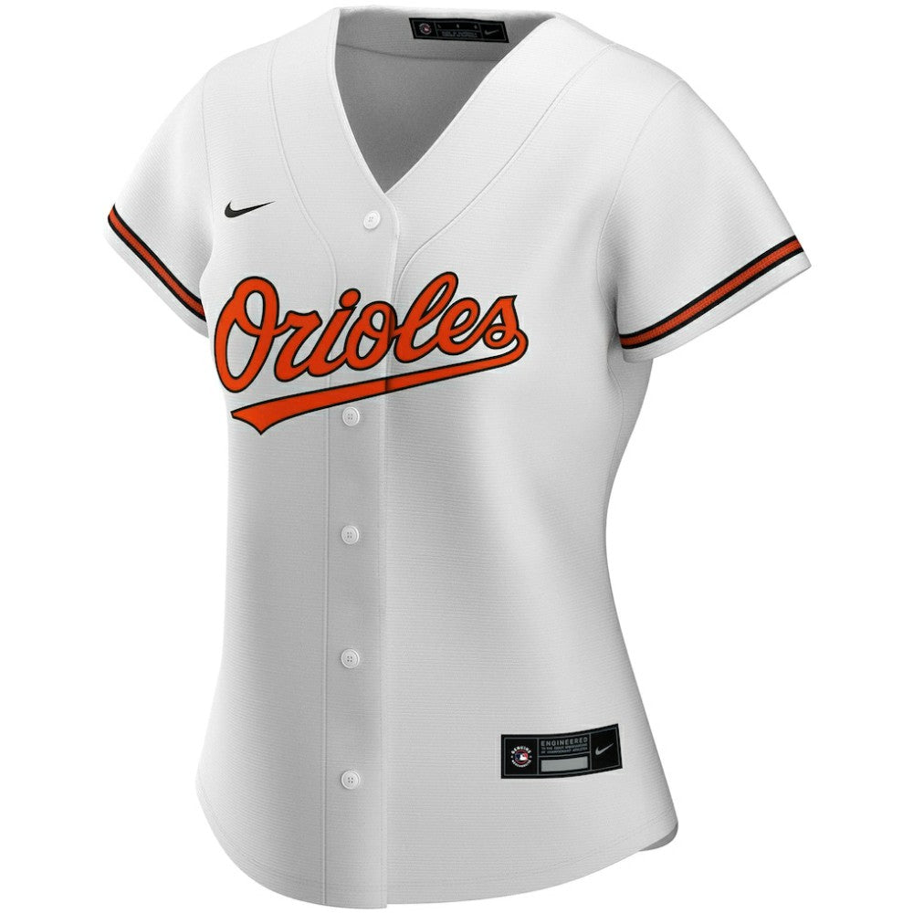Baltimore Orioles Women's Home Replica Custom Jersey White