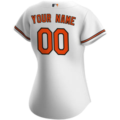 Baltimore Orioles Women's Home Replica Custom Jersey White