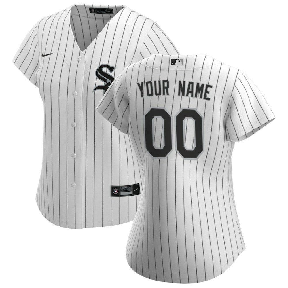 Chicago White Sox Women's Home Replica Custom Jersey White