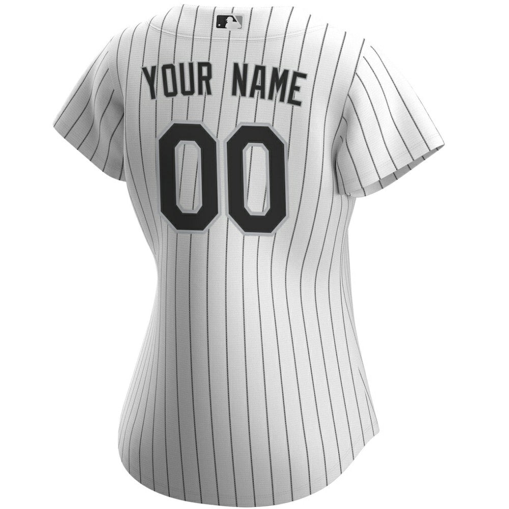 Chicago White Sox Women's Home Replica Custom Jersey White
