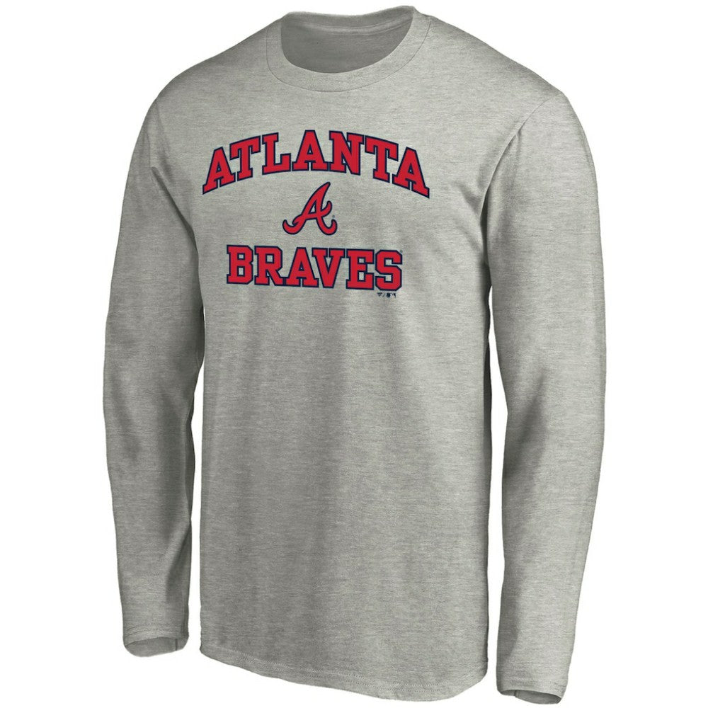 Atlanta Braves Heart & Soul Long Sleeve T-Shirt Gray
