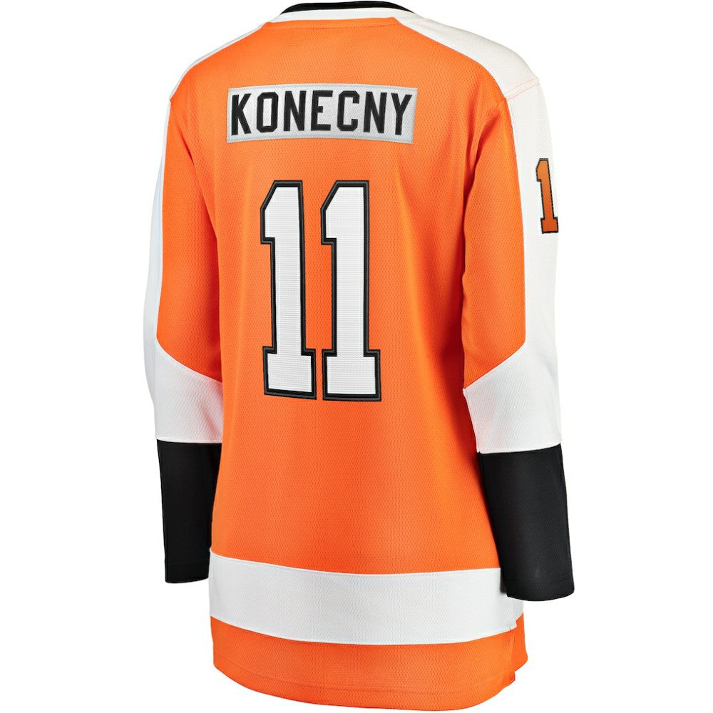 Travis Konecny Philadelphia Flyers Fanatics Women's Home Breakaway Jersey - Orange Jerseys