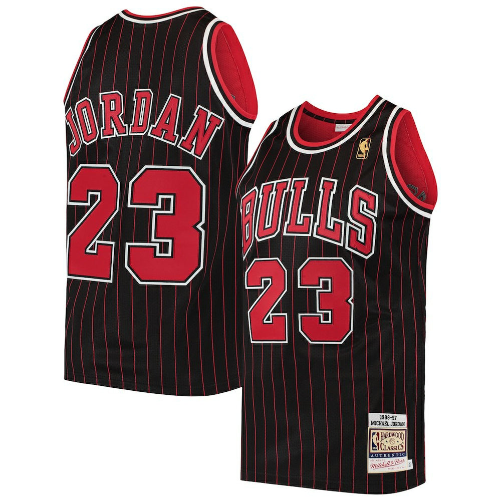 Michael Jordan Chicago Bulls 1996/97 Hardwood Classics Authentic Jersey sale - Black outlet