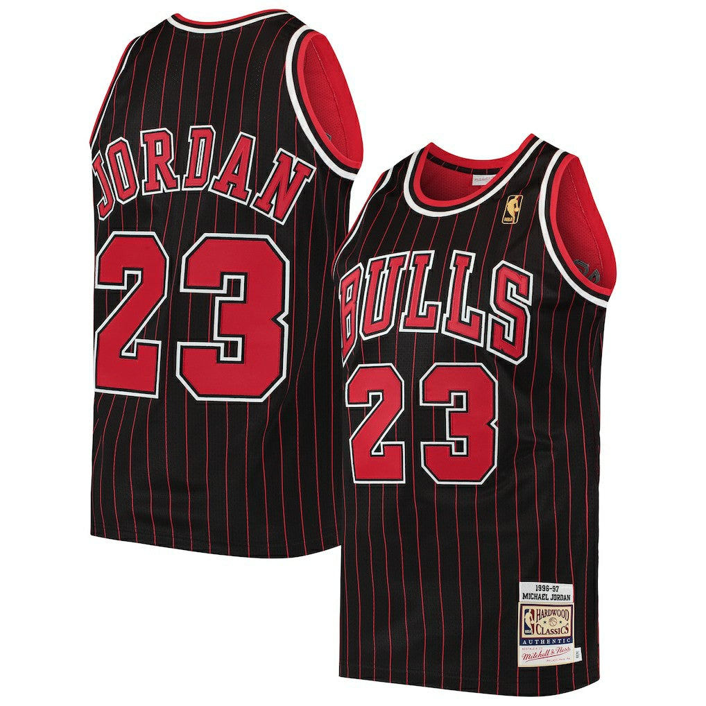 Michael Jordan Chicago Bulls 1996/97 Hardwood Classics Authentic Jersey sale - Black outlet