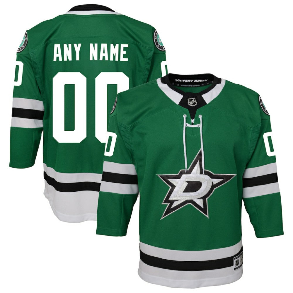 Dallas Stars Youth Home Custom Premier Jersey - Green Jerseys