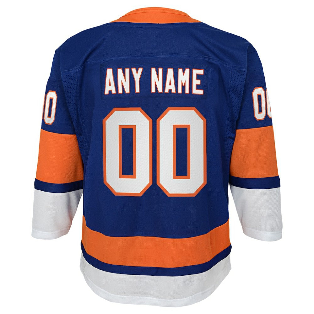 New York Islanders Youth Home Premier Custom Jersey - Blue Jerseys