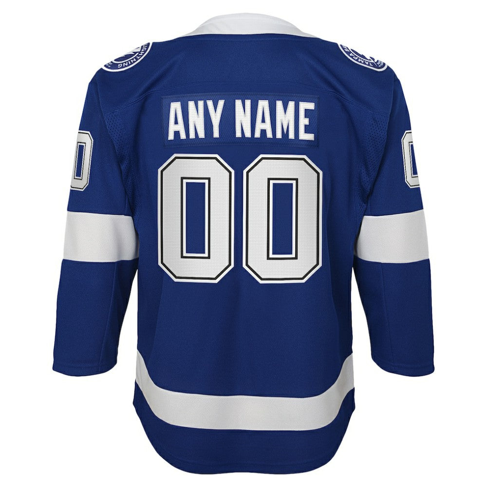 Tampa Bay Lightning Youth Home Custom Premier Jersey - Blue Jerseys