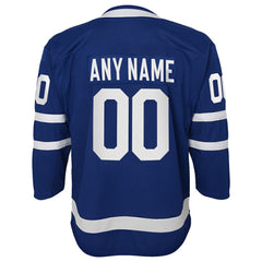 Toronto Maple Leafs Youth Home Premier Custom Jersey - Blue Jerseys