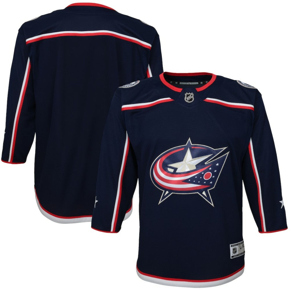 Columbus Blue Jackets Youth Home Premier Jersey - Navy Jerseys