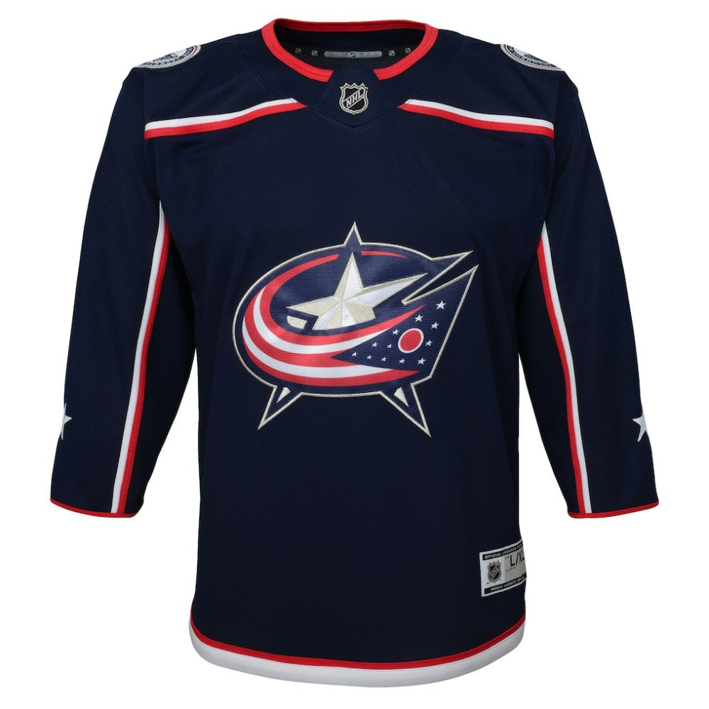 Columbus Blue Jackets Youth Home Premier Jersey - Navy Jerseys