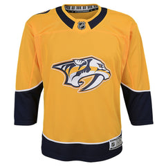 Nashville Predators Youth Home Premier Blank Jersey - Yellow Jerseys