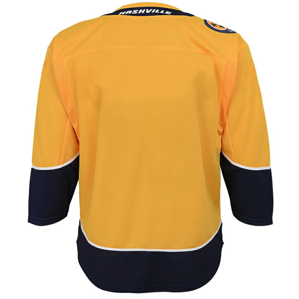 Nashville Predators Youth Home Premier Blank Jersey - Yellow Jerseys