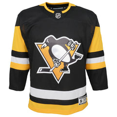 Pittsburgh Penguins Youth Home Premier Blank Jersey - Black Jerseys