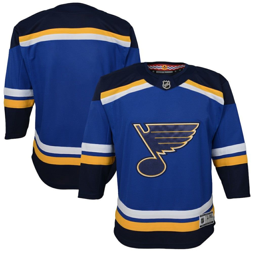 St. Louis Blues Youth Home Premier Jersey - Blue Jerseys