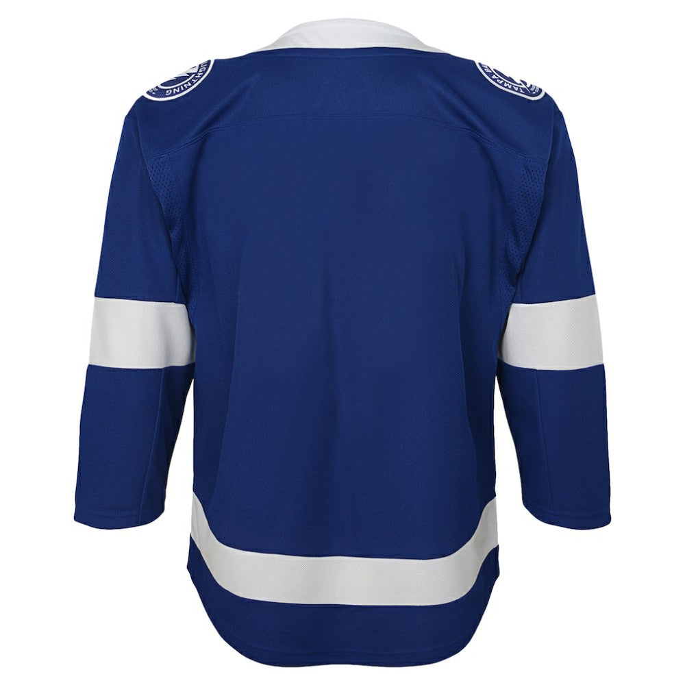 Tampa Bay Lightning Youth Home Blank Premier Jersey - Blue Jerseys