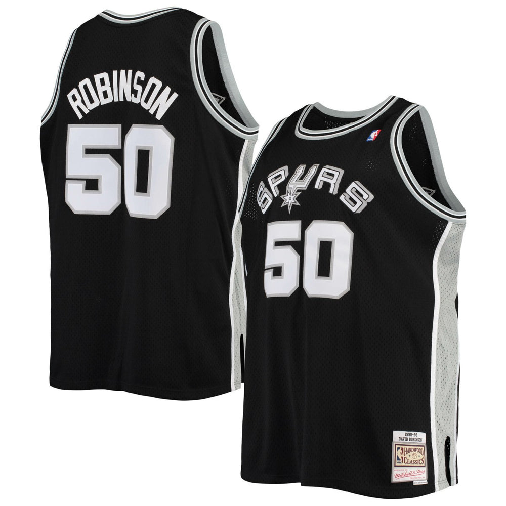 David Robinson San Antonio Spurs 1998/99 Big & Tall Hardwood Classics Swingman Jersey - Black for sale