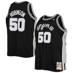 David Robinson San Antonio Spurs 1998/99 Big & Tall Hardwood Classics Swingman Jersey - Black for sale