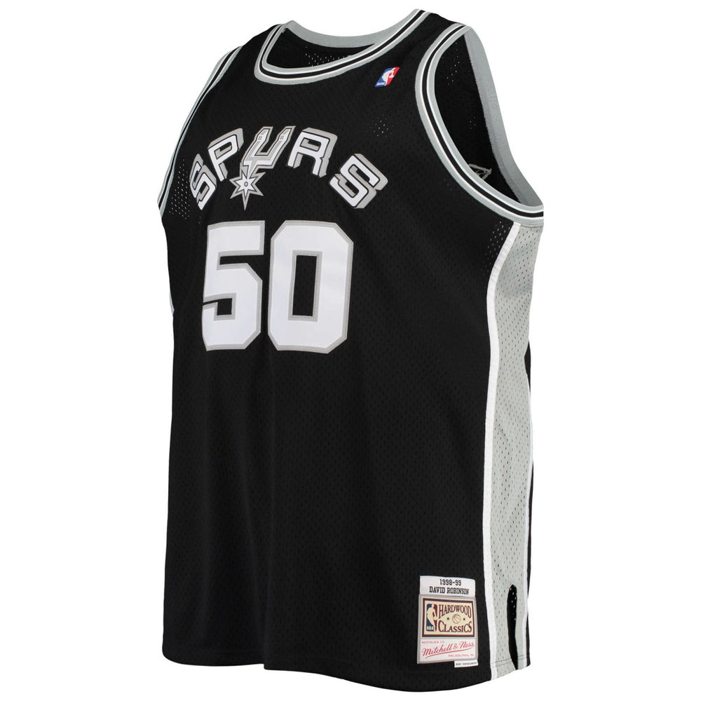 David Robinson San Antonio Spurs 1998/99 Big & Tall Hardwood Classics Swingman Jersey - Black for sale